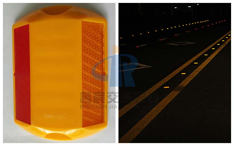 Plastic Motorway Stud Lights Marker For Motorway